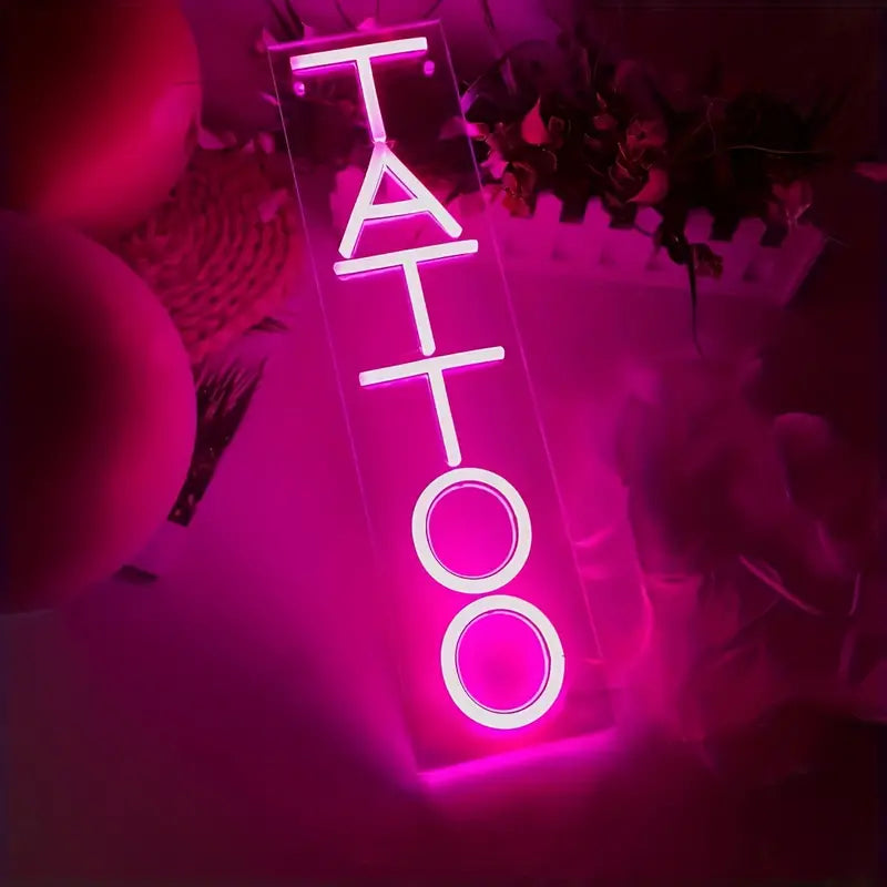 Tattoo LED Neon lettering - USB Neon Sign - Perfect gift idea | Tom Neon