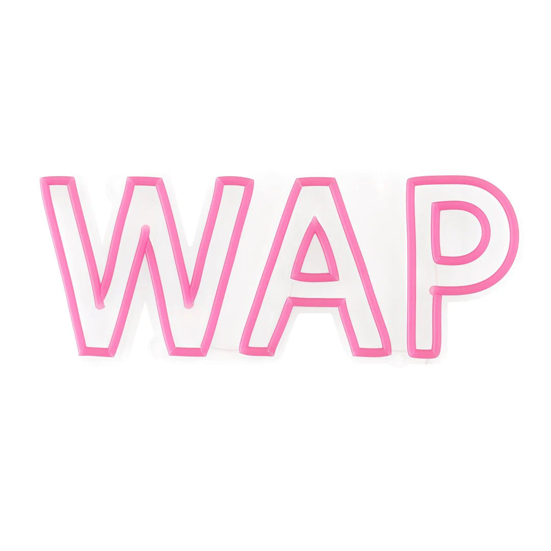 "WAP" LED Neon Schriftzug