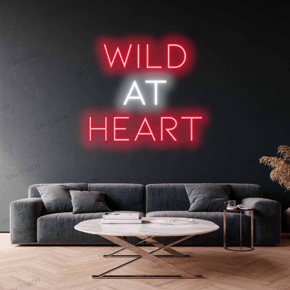 "Wild at Heart" Neon-Schild Schriftzug LED Leuchte - TOM NEON