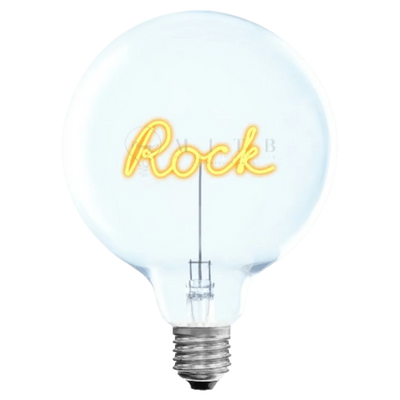 „Rock“ Akku LED Deko-Glühbirne – Produktansicht