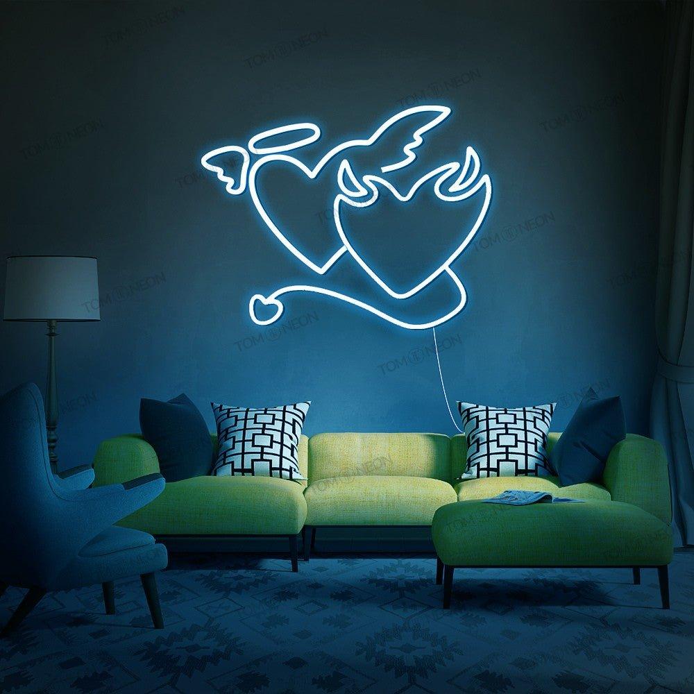 "Angel Devil" Neon-Schild Bild LED Leuchte - TOM NEON