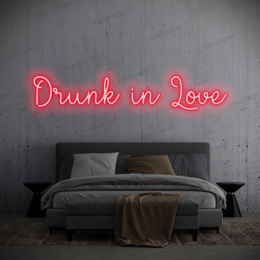 "Drunk in Love" Neon-Schild Schriftzug LED Leuchte - TOM NEON
