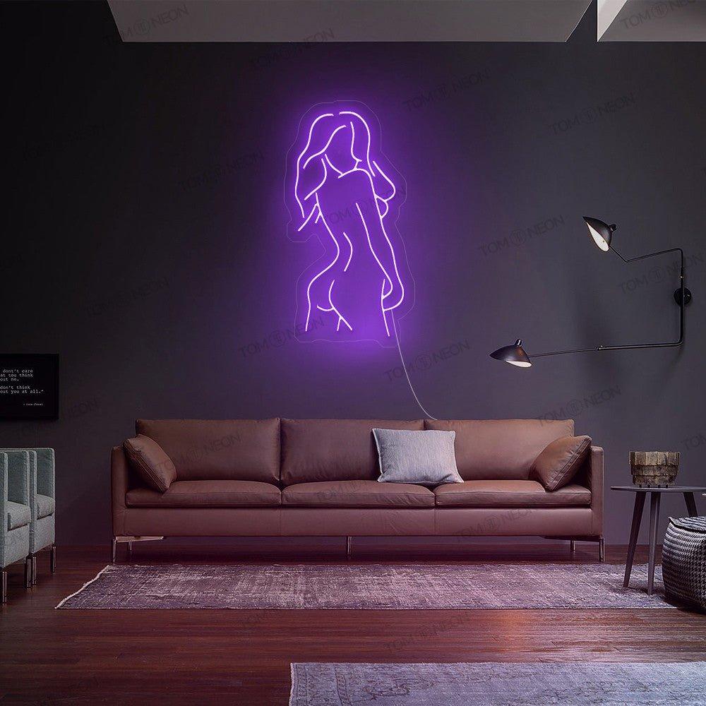 "Sexy Girl Pose" Neon-Schild Bild LED Schriftzug - TOM NEON