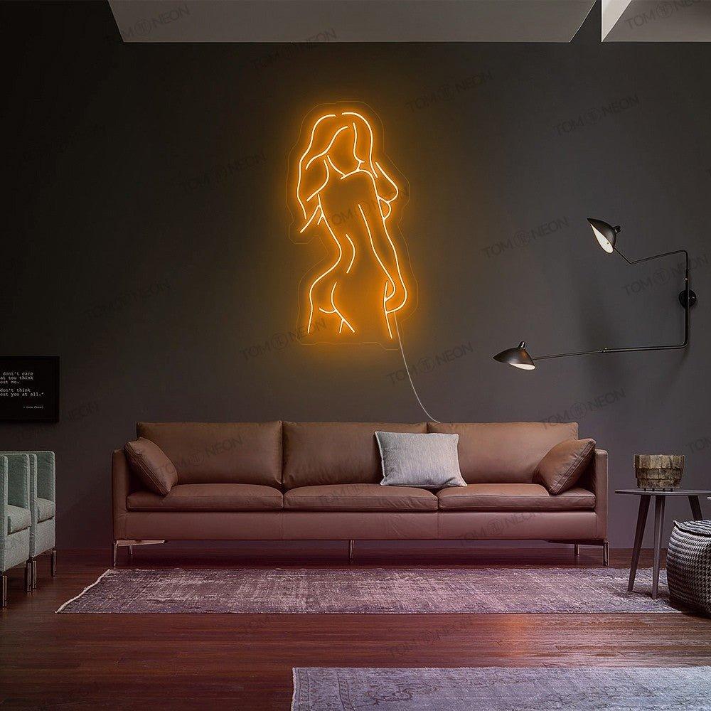 "Sexy Girl Pose" Neon-Schild Bild LED Schriftzug - TOM NEON