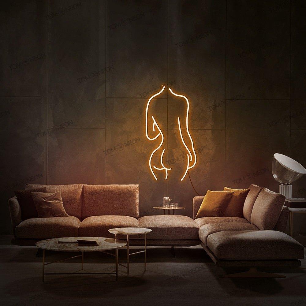 "Sexy Girl Shape" Neon-Schild Bild LED Leuchte - TOM NEON