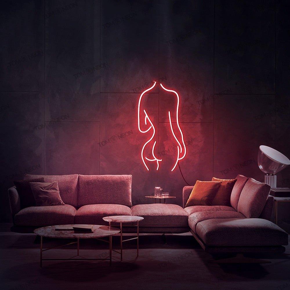 "Sexy Girl Shape" Neon-Schild Bild LED Leuchte - TOM NEON