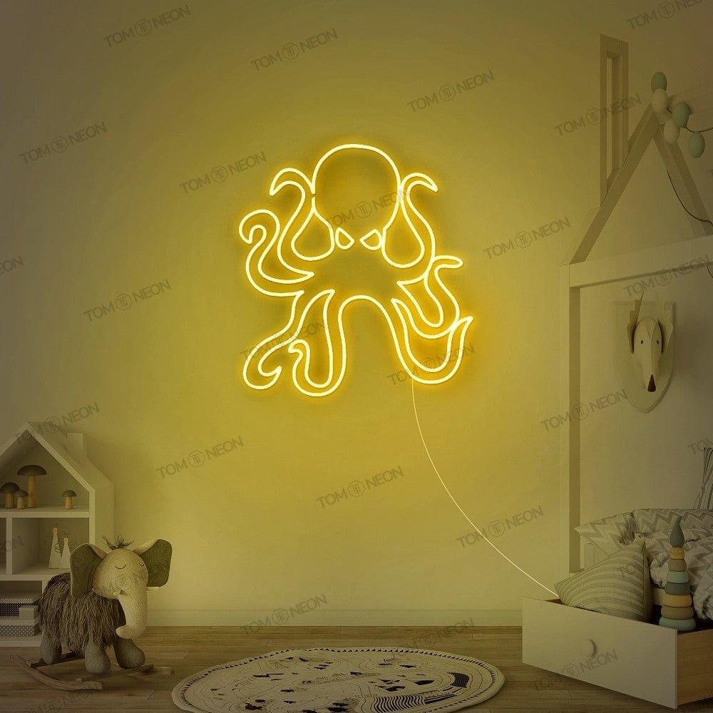 "Octopus" Neon-Schild Bild LED Leuchte - TOM NEON